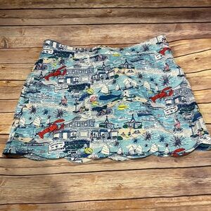 Vineyard Vines size 8 Martha’s Vineyard print EUC skort